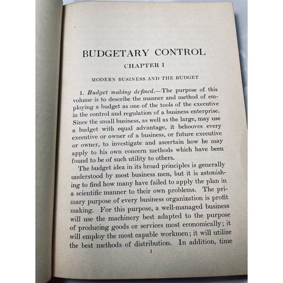 Modern Business Alexander Hamilton Institute Budgetar Control 1930 Vintage Book - Picture 12 of 12